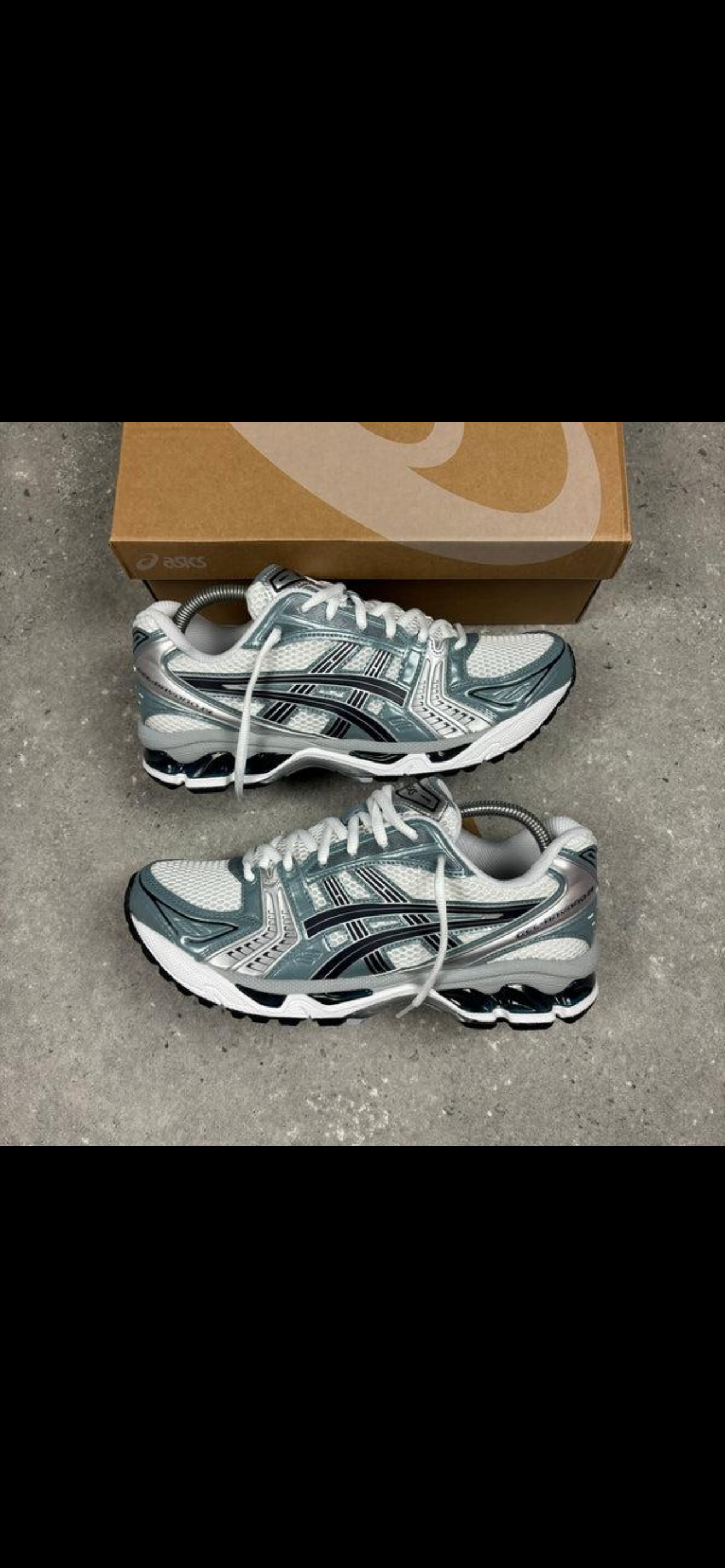 ASICS GEL KAYANO 14 WHITE FJORD GREY
