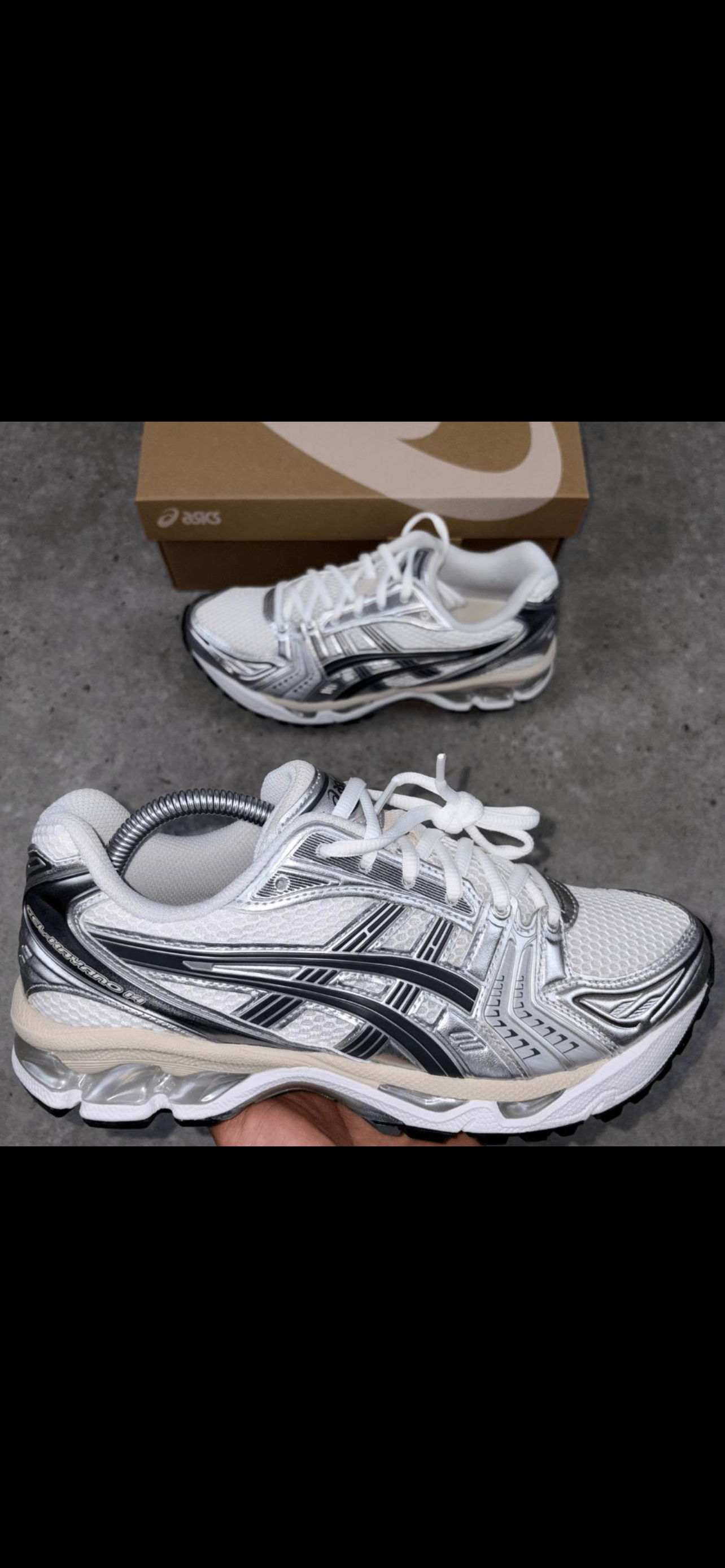 ASICS GEL-KAYANO 14 White Graphite Grey